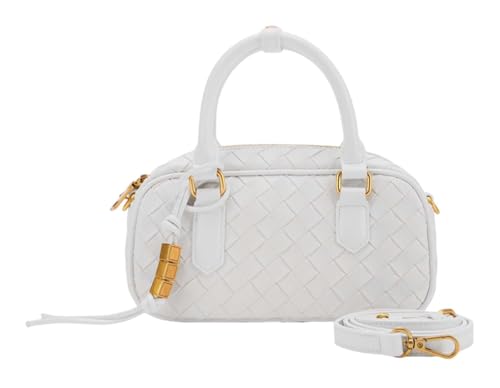 SEIDENFELT MANUFAKTUR Kinna Bowling Crossbody Bag Bright White von SEIDENFELT MANUFAKTUR