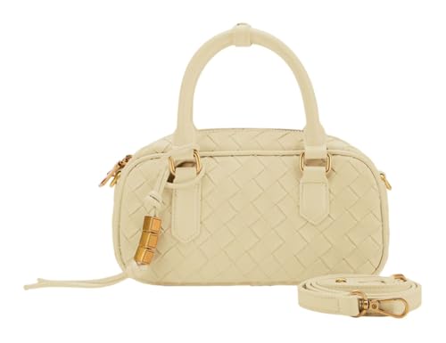 SEIDENFELT MANUFAKTUR Kinna Bowling Crossbody Bag Shy Yellow SEIDENFELT MANUFAKTUR Kinna Bowling Crossbody Bag Shy Yellow von SEIDENFELT MANUFAKTUR