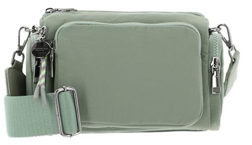 SEIDENFELT MANUFAKTUR Laanila Midi Crossbag Side Pockets Nylon Sage von SEIDENFELT MANUFAKTUR