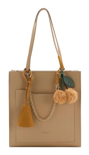 SEIDENFELT MANUFAKTUR Lyby Shopper Warm Beige von SEIDENFELT MANUFAKTUR