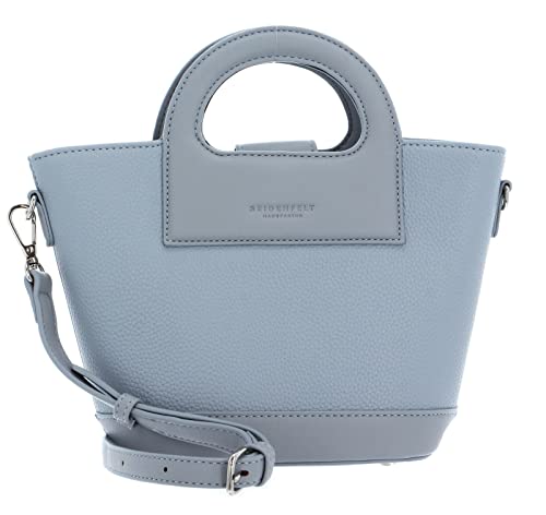 SEIDENFELT MANUFAKTUR Moheda Small Shopper Bag Soft Blue von SEIDENFELT MANUFAKTUR