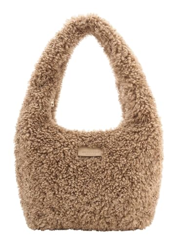 SEIDENFELT MANUFAKTUR Schultertasche Letje Hobo Bag Toffee hellbraun von SEIDENFELT MANUFAKTUR