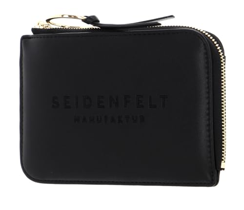 SEIDENFELT MANUFAKTUR Talea Passport Case Black/Gold von SEIDENFELT MANUFAKTUR