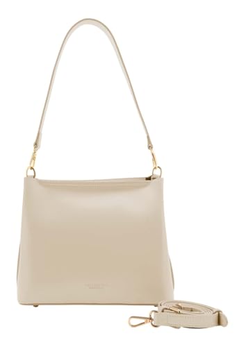 SEIDENFELT MANUFAKTUR Umhängetasche Schultertasche Arvaja Midi Hobo Bag Stone beige von SEIDENFELT MANUFAKTUR