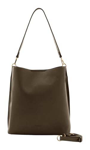 SEIDENFELT MANUFAKTUR Umhängetasche Schultertasche Nelma Hobo Bag Khaki Green taupe von SEIDENFELT MANUFAKTUR