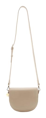 SEIDENFELT MANUFAKTUR Umhängetasche Schultertasche Nelma Saddle Bag Warm Beige von SEIDENFELT MANUFAKTUR