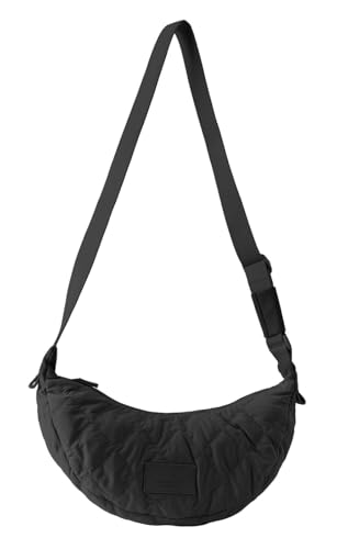 Seidenfelt Manufaktur Tasche Hetta Halfmoon SEIDENFELT schwarz - * von SEIDENFELT MANUFAKTUR