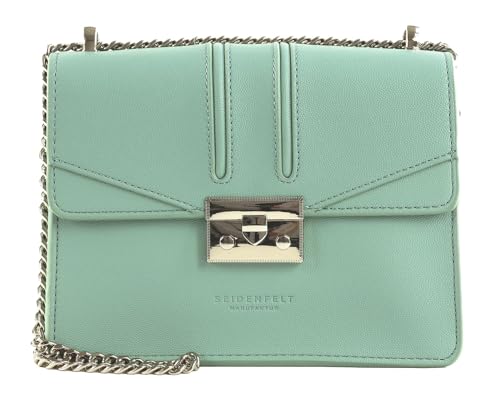 Seidenfelt Roros - Schultertasche 21 cm dusty aqua von SEIDENFELT MANUFAKTUR