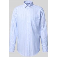 SEIDENSTICKER REGULAR FIT Regular Fit Business-Hemd Button-Down-Kragen in Bleu, Größe 40 von SEIDENSTICKER REGULAR FIT
