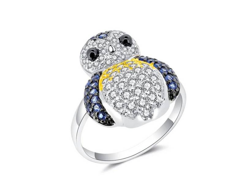 Seinerzeit FLORA & FAUNA Silberring Damen-Fernando Pinguin 925 Silber von Seinerzeit FLORA & FAUNA