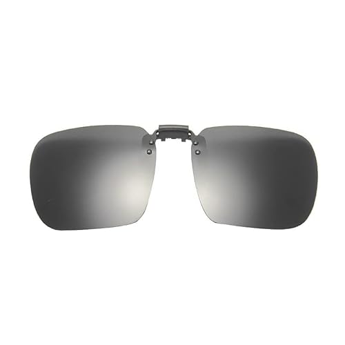 Clip on Sonnenbrille Polarized Lens Fit over Prescription Glasses for Driving and Outdoor, Schwarz von SEIWEI