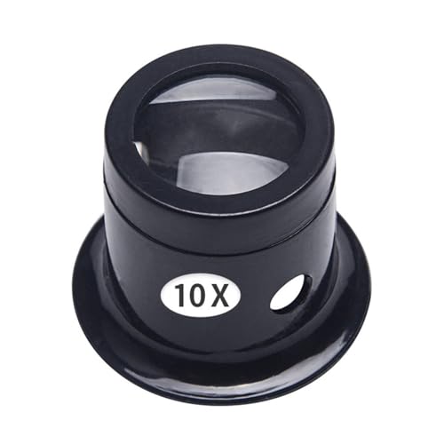 SEIWEI 10x Watch & Jewelry Diamond Repair Tool, Pocket Monokular Loop Lupe Glas, Schmuck Lupe für Münze, Stempel, Textil Optische Schaltung von SEIWEI