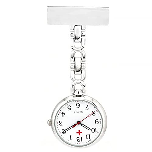 SEIWEI FOB-Uhren für Krankenschwestern, einziehbare Krankenschwesternuhr, Clip-On Hanging Nurse FOB Uhr Hängende, tägliche wasserdichte Quarz Krankenschwester Arzt Krankenschwestern Sanitäter von SEIWEI