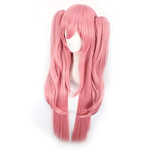 10. 0cm Seraph des Endes Krul Tepes LANG Wig Wig Owari Keine Synthetischen Haar Anime Cosplay Ponytail Perücken von SEIZIS