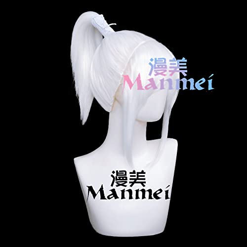 Light Sky Descendants of The Children of Light prophesied Ji Shui Prophet Ancestor Hairstyle high Ponytail cos Wig Wig Cosplay Anime Wig Coser von SEIZIS