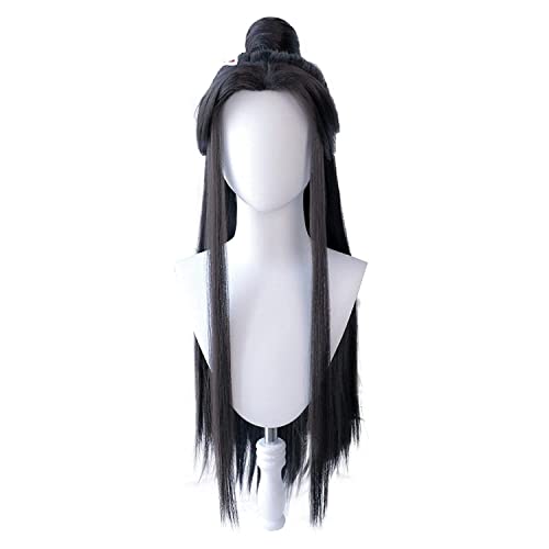 SEIZIS 2022 Cos Wig Cosplay Perücke Segen von DokiDoki Manga Heaven Offizielles Xie Lian langes schwarzes Haar Tian Guan Ci Fu Cosplay Universal Perücke Ancientry von SEIZIS