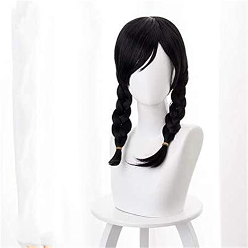 SEIZIS Wig Anime Cosplay 2019 OW DVA D.Va Akademie zum dritten Jahrestag der Haut Cosplay Perücken mit 2 Pigtail Black Heorine Party Haar Requisiten Halloween + Perücke Cap Final Fantasy FF15 schwarz von SEIZIS