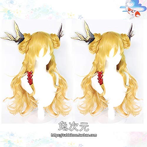 SEIZIS Wig Anime Cosplay Arknights Shock Sting Cosplay Wig Level Langes Haar Enthält Haarpaket von SEIZIS