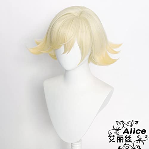 SEIZIS Wig Anime Cosplay Elisi Yinyang Normal University Yys Emperor COS Pseudo Unwaken Awakening Silicone Simulation Head Top von SEIZIS