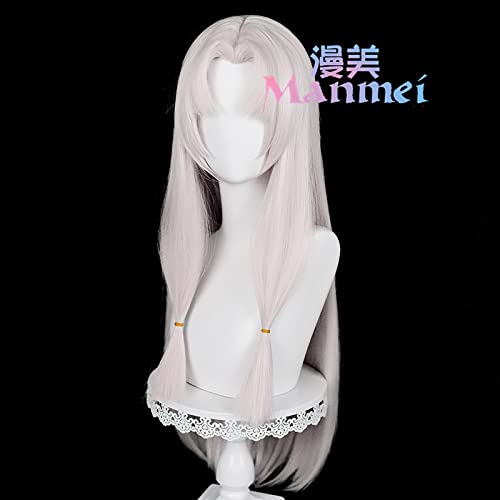 SEIZIS Wig Anime Cosplay Eternal Robbery earthen Door Walnut cos Wig Seamless Otaku Flower Weaving Otaku Luomeng Ancient Style Hair Earth yumen Style (Lotus Root pink) von SEIZIS
