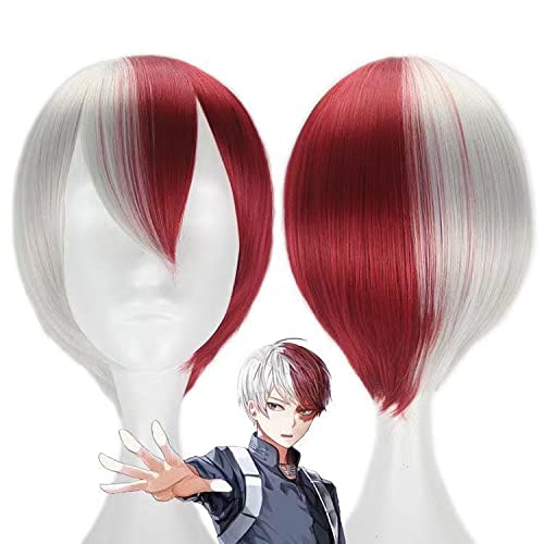 SEIZIS Wig Anime Cosplay Halloween Perücken My Hero College COS Perücke Kleiner Held 冻 冻 Cosply Hair von SEIZIS
