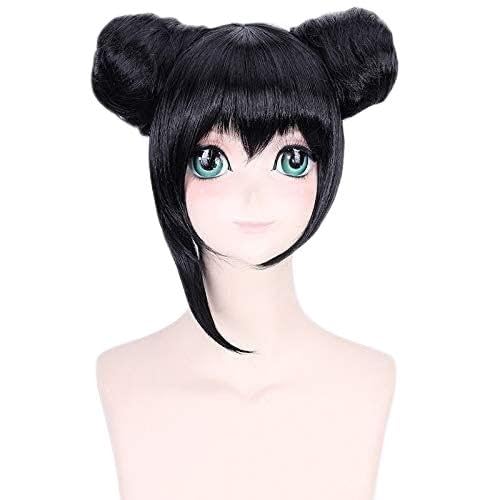 SEIZIS Wig Anime Cosplay Perücke for Anime Perücken Cosplay Weihnachten Cos Perücke LoveLive!Yazawa Nicole Dumpling Head Gedämpfter Brötchenkopf 330 von SEIZIS