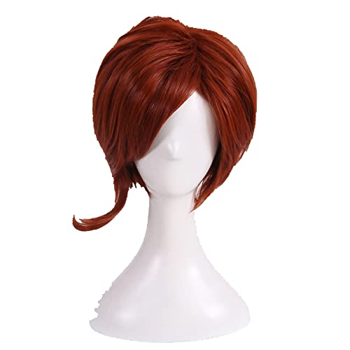 SEIZIS Wig Anime Cosplay Rollenspiel for Helen Parr Elastigirl Cosplay Perücke Kurzer Bob Hitzebeständiges Kunsthaar von SEIZIS