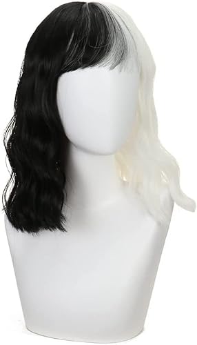 SEIZIS Wig Anime Cosplay Schwarz-Weiß-Magie weibliche Libera Cos Perücke Speckle Dog Cruella Europäische und Frauen Full Head Set Fabriken Großhandel von Uearlid