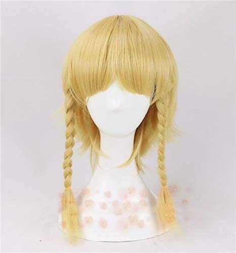 SEIZIS Wig Anime Cosplay The Legend of Zelda Link Gold Perücke mit 2 Zöpfen Mädchen Link Cosplay Perücke Link Rollenspiel Goldhaar mit Haarnetz SEIZIS Wig Anime Cosplay The Legend of Zelda Link Gold Perücke mit 2 Zöpfen Mädchen Link Cosplay Perücke Link Rollenspiel Goldhaar mit Haarnetz von SEIZIS