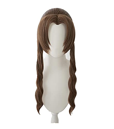 WHBHD Final Fantasy VII Aerith Gainsborough Perücke Cosplay Kostüm Hitzebeständige synthetische Haare Frauen Brown Long Braid Perücken + Perücke Kappe WHBHD Final Fantasy VII Aerith Gainsborough Perücke Cosplay Kostüm Hitzebeständige synthetische Haare Frauen Brown Long Braid Perücken + Perücke Kappe von SEIZIS