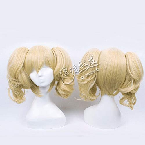 WHBHD Hohe Qualität Vocaloid Kagamin Rin Kagamin Len Cosplay Perücke Vocaloid Hatsune Miku Kostüme Hair Party Gelbe Perücken for Frauen Mädchen Eine Größe PL-014 von SEIZIS