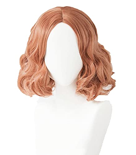 WHBHD P5 Persona 5 Haru Okumura Kurzer lockiges gemischtes orange Rosa Haar Hitzebeständige Cosplay Kostüm Perücke + Perücke Kappe von SEIZIS