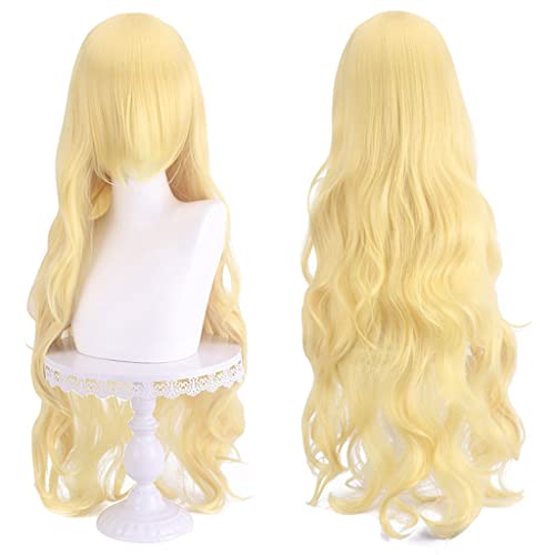 Wig Anime Cosplay Anime-Perücke Touhou Project Cosplay Yakumo Yukari-Perücke, blonde lange lockige Perücke, Kostüm-Halloween-Perücke, for Halloween, Kostümparty, Anime-Show, Cosplay-Event, Konzerte von SEIZIS