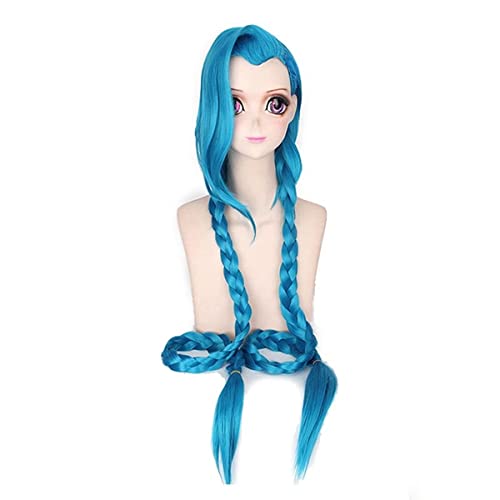 Wig Anime Cosplay Game Character Perücke LoL Cosplay Perücken Anime Kunsthaar mit kostenloser Perückenkappe von SEIZIS