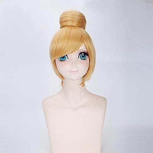 Wig Anime Cosplay Perücke for Fasching Nachtleben CluI Party Dress Up Perücke Cosplay Perücke Disney Princess Wonderful Fairy Tinkerbell Cosplay Perücke 386 von SEIZIS