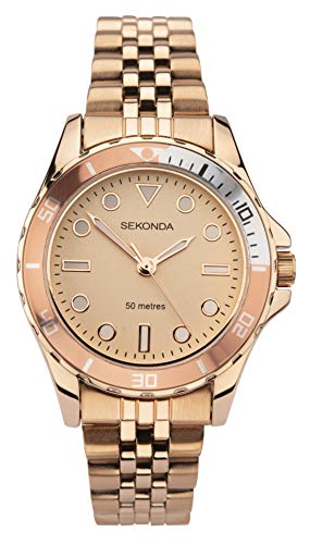 SEKDA Damen Analog Quartz Uhr mit Legierung Armband 2997 von SEKONDA
