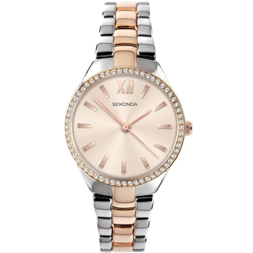 SEKONDA 2956 Ladies Rose Gold & Silver Watch SEKONDA 2956 Ladies Rose Gold & Silver Watch von SEKONDA