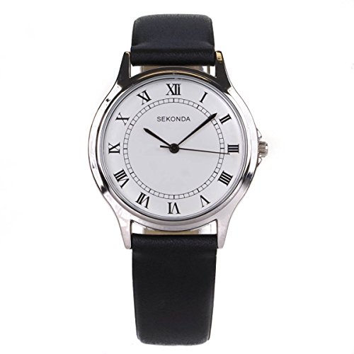 Sekonda 3022 – Armbanduhr Herren, Armband aus Kunststoff Farbe schwarz von SEKONDA