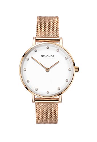 SEKONDA 40027 Ladies Rose Gold Watch von SEKONDA