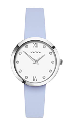 Sekonda Damen Analog Klassisch Quarz Uhr mit Leder Armband 2761 von SEKONDA