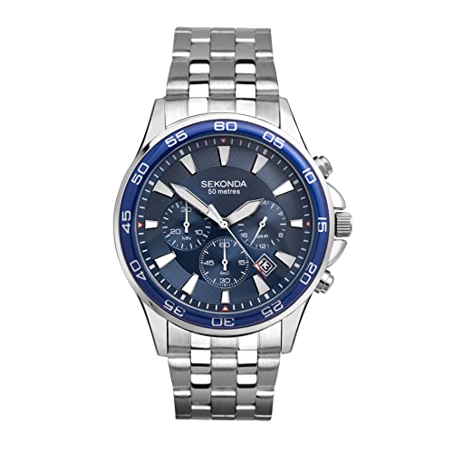 Sekonda Herren-Armbanduhr Chronograph Quarz 1058.27 von SEKONDA