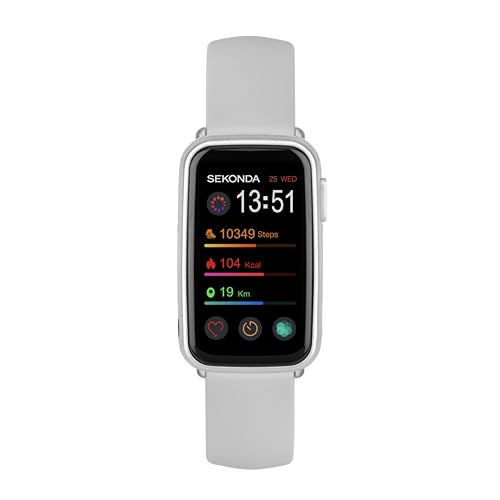 Sekonda Track Smartwatch 26 mm mit grauem Silikonband 30169 von SEKONDA