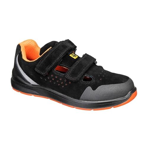Sekureco S1 ESD SR FO FE08 Sandalen, Schwarz Grau, 48 EU Sekureco S1 ESD SR FO FE08 Sandalen, Schwarz Grau, 48 EU von SEKURECO