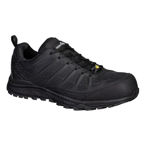 Sekureco Sportlicher Composite Textile Trainer S1PS ESD SR FO FT46, Schwarz , 47 EU Sekureco Sportlicher Composite Textile Trainer S1PS ESD SR FO FT46, Schwarz , 47 EU von SEKURECO