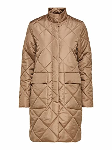 SELECTED FEMME BLACK Damen SLFNADDY Quilted Coat B NOOS Mantel, Caribou, 38 SELECTED FEMME BLACK Damen SLFNADDY Quilted Coat B NOOS Mantel, Caribou, 38 von SELECTED FEMME