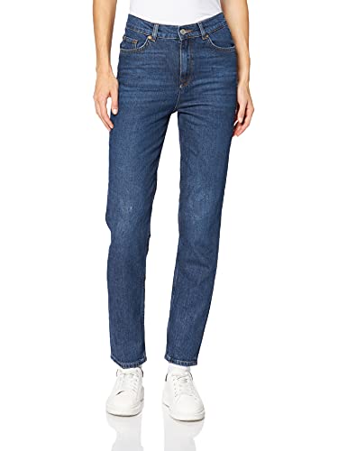 SELECTED FEMME BLUE Damen SLFAMY HW Slim Row U NOOS Jeans, Dark Blue Denim, 26/32 von SELECTED FEMME