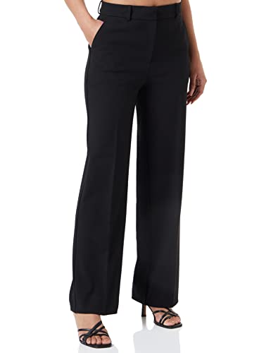 SELECTED FEMME A/S Damen Slfmyla Hw Wide Pant Noos Hose, Schwarz, 36W / 32L EU von SELECTED FEMME