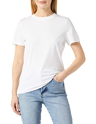 SELECTED FEMME Basic Kurzarm T-Shirt Dünnes Oberteil aus Bio Baumwolle Rundhalsausschnitt SLFMYESSENTIAL von SELECTED FEMME