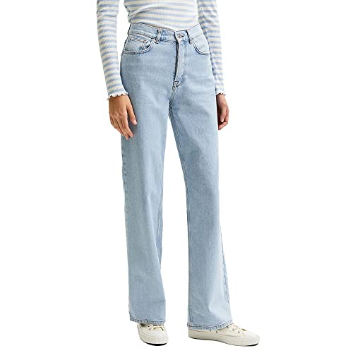 SELECTED FEMME Blue Womens Light Blue Denim Jeans von SELECTED FEMME