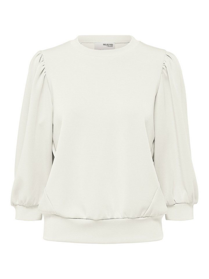 SELECTED FEMME Blusenshirt locker geschnitten Rundhalsausschnitt SLFTENNY 3/4 SWEAT TOP NOOS SELECTED FEMME Blusenshirt locker geschnitten Rundhalsausschnitt SLFTENNY 3/4 SWEAT TOP NOOS von SELECTED FEMME
